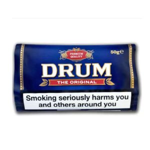 Drum Original Hand Rolling Tobacco — Premium Halfzware Blend (50g Pouch)
